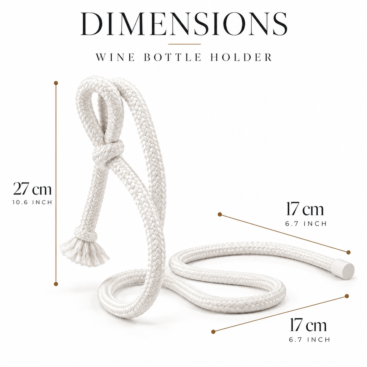 Maison Velle - Floating wine bottle Holder